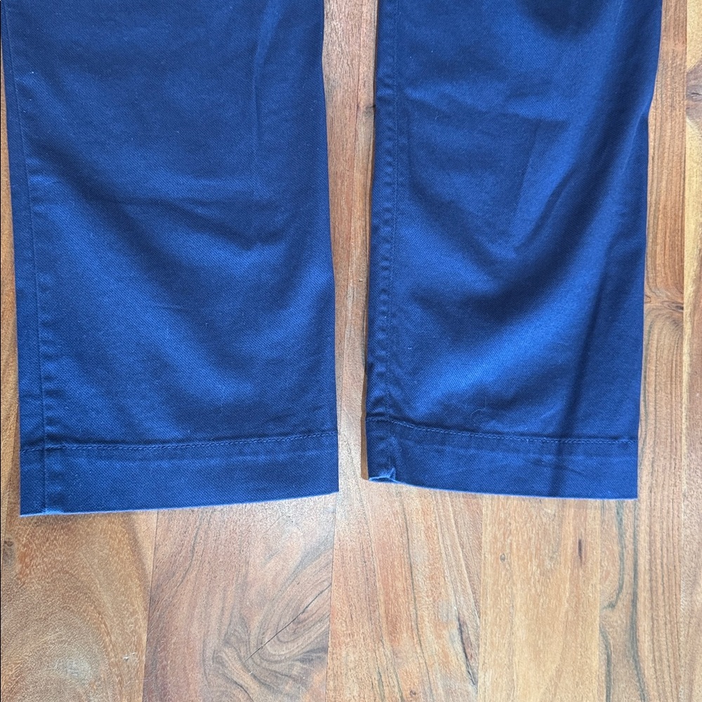 TED BAKER- Men's Navy Chino Pants -‎ Classic Straight Fit 36W x 31 - Picture 9 of 12